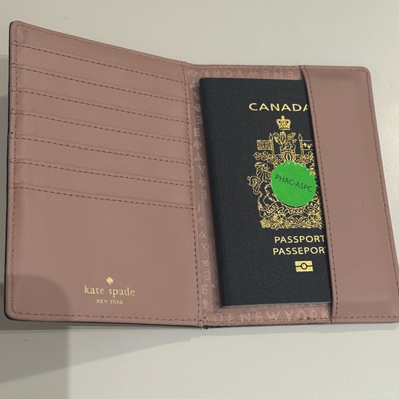 Kate spade passport holder. Fits passport, cards & cash perfectly. - Picture 7 of 9